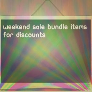 Price Drop / This weekend